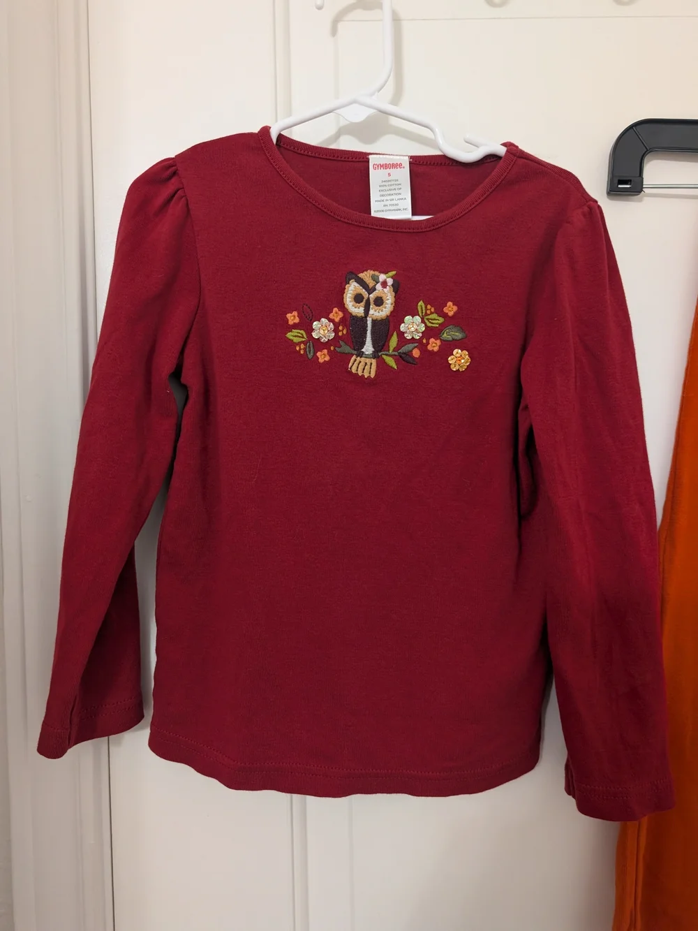 Vintage 2006 Gymboree Harvest Leaves Owl Top Pants Set Girls 5 Y2K